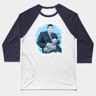 Cannonball Adderley - An illustration by Paul Cemmick Baseball T-Shirt